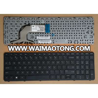 Sell 100% new US layout laptop keyboard for HP pavilion 15 with frame